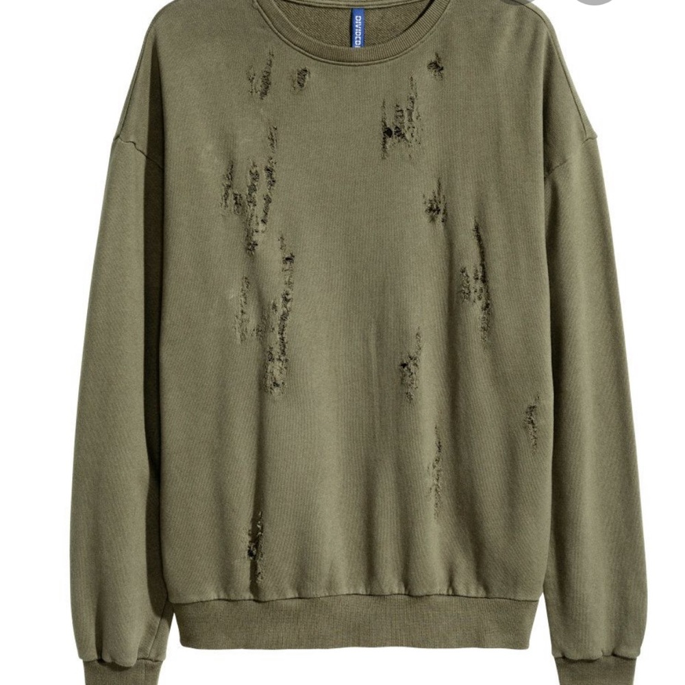 H&M Distressed Sweater